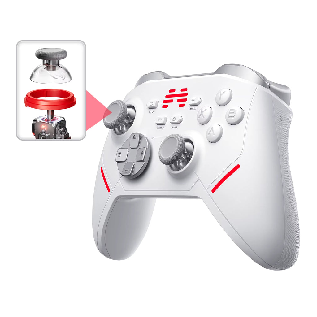 Kunpeng20/ KP20 Wireless Gaming Controller TMR Joysticks Hall Effect Triggers Gamepad for Pc/Switch/Switch 2/Phone