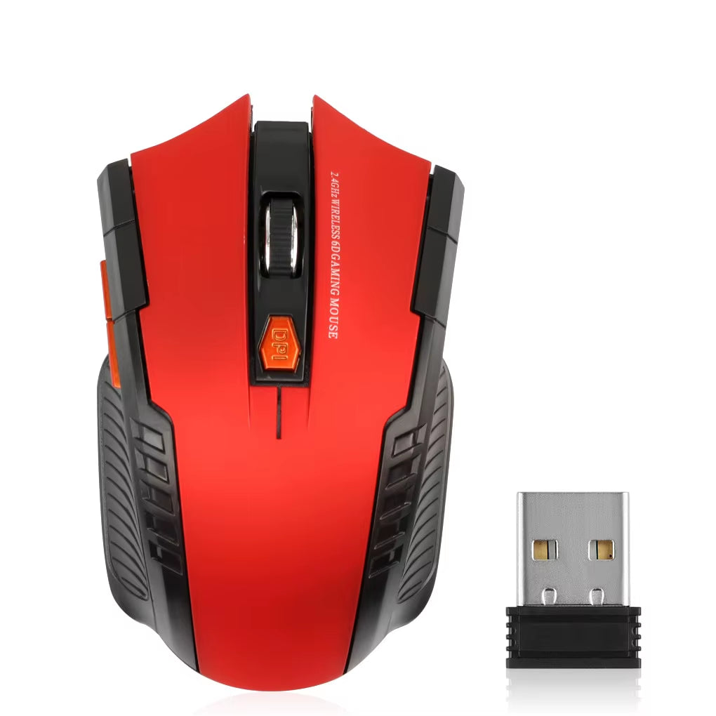 2.4G Wireless Mouse 1600DPI Optical Mouse Gamer for Computer 6 Buttons Wireless Mice with USB Receiver for PC Laptop Accessories
