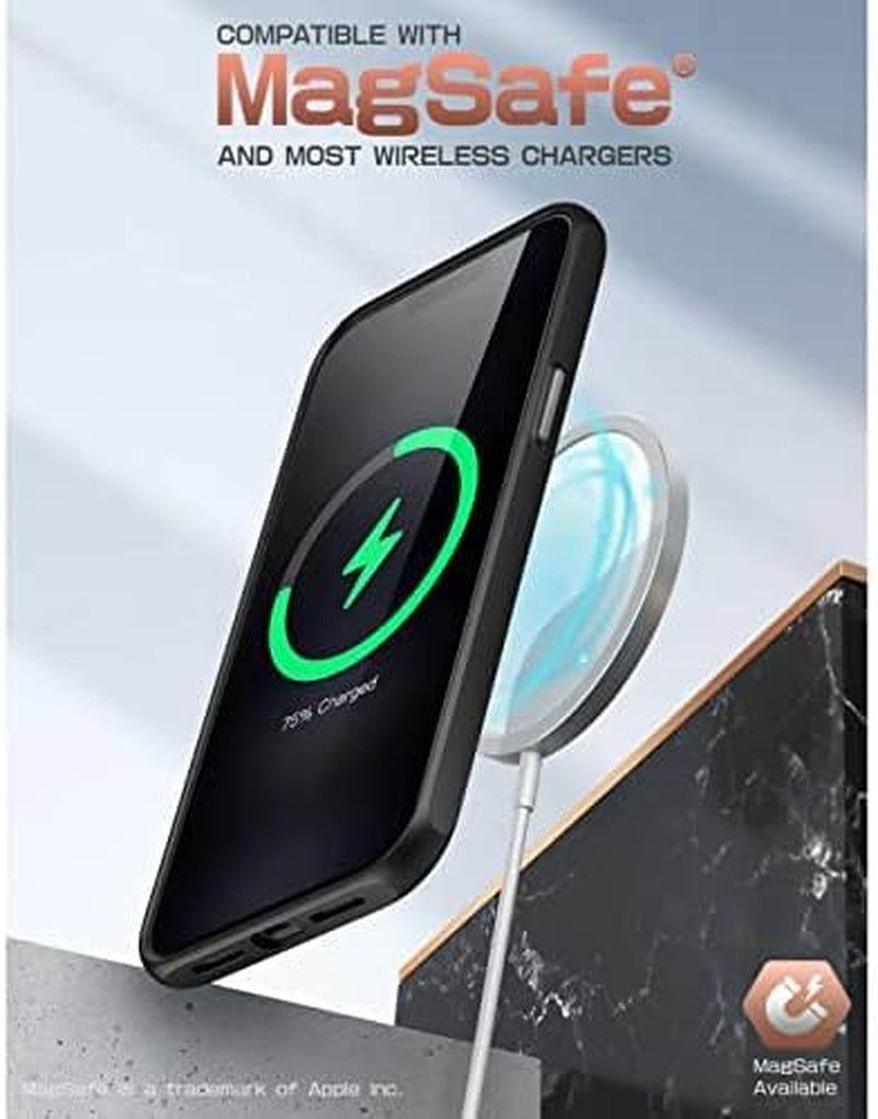 Unicorn Beetle Style Series Case for Iphone 13 (2021 Release) 6.1 Inch, Premium Hybrid Protective Clear Case (Black)