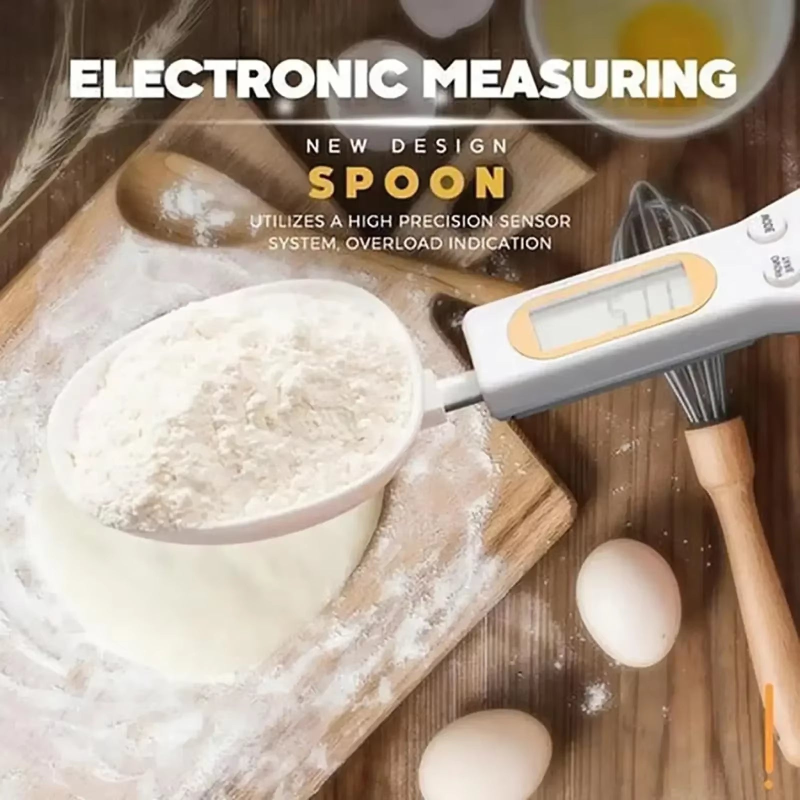 Electronic Measuring Spoon Scale Household Small Mini Electronic Scale Weighing Spoon Kitchen Seasoning Portion Control Scale