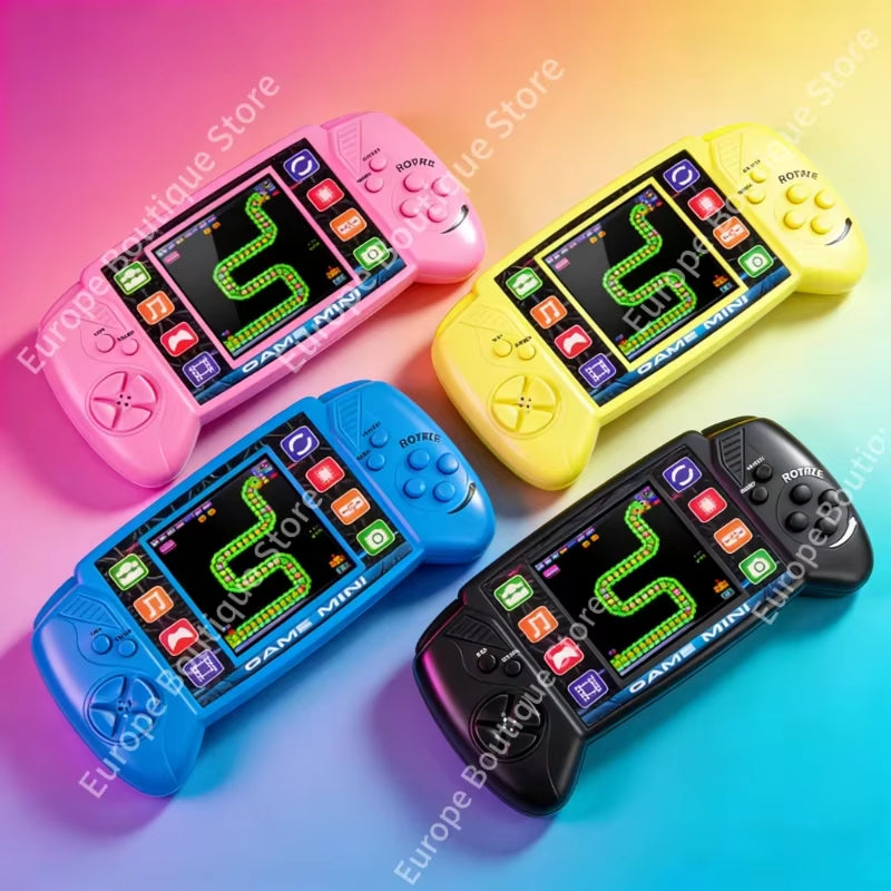 Portable Handheld Game Console BRICK GAME Handheld Players Nostalgic Educational Toys Pocket 4 Colors Classic Childhood Gift