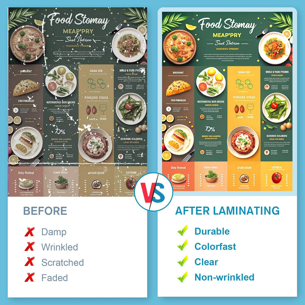 5 Mil Laminating Sheets, Hold 11 X 17 Inches Sheet, 25 Pack Thermal Laminating Pouches, 11.5 X 17.5” Laminate Sheets for Laminator, Clear Lamination Sheet Paper, Office School Home Supplies