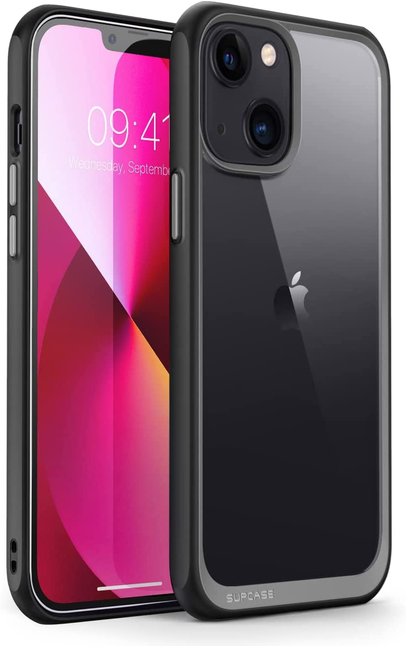 Unicorn Beetle Style Series Case for Iphone 13 (2021 Release) 6.1 Inch, Premium Hybrid Protective Clear Case (Black)