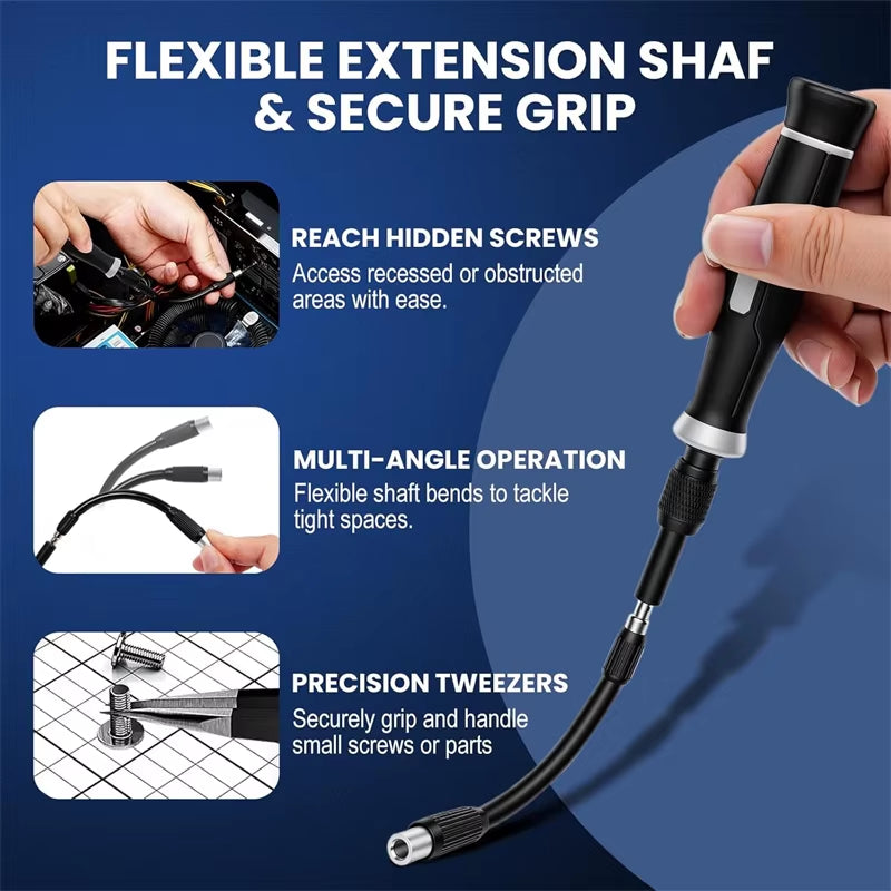 152 in 1 Magnetic Mini Precision Electric Screwdriver Set Laptop Tool Kit Professional Computer Screwdriver Repair Screwdriver