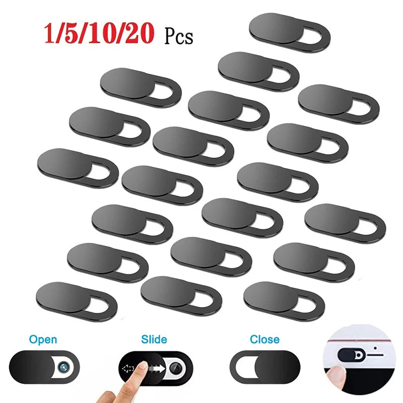 20/10/5/1Pcs Sliding Webcam Cover Laptop Camera Cover Slider Phone Antispy for Ipad PC Macbook Tablet Lenses Privacy Sticker