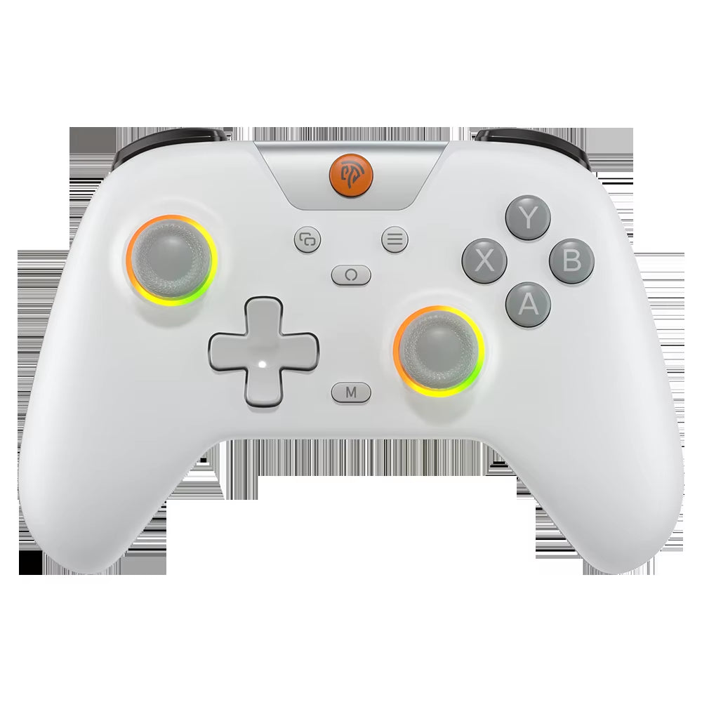 Easysmx X05 Wireless Gamepad Bluetooth Gaming Controller Compatible with Pc/Phone/Switch/ Steam Gamer, RGB Light, Hall Effect