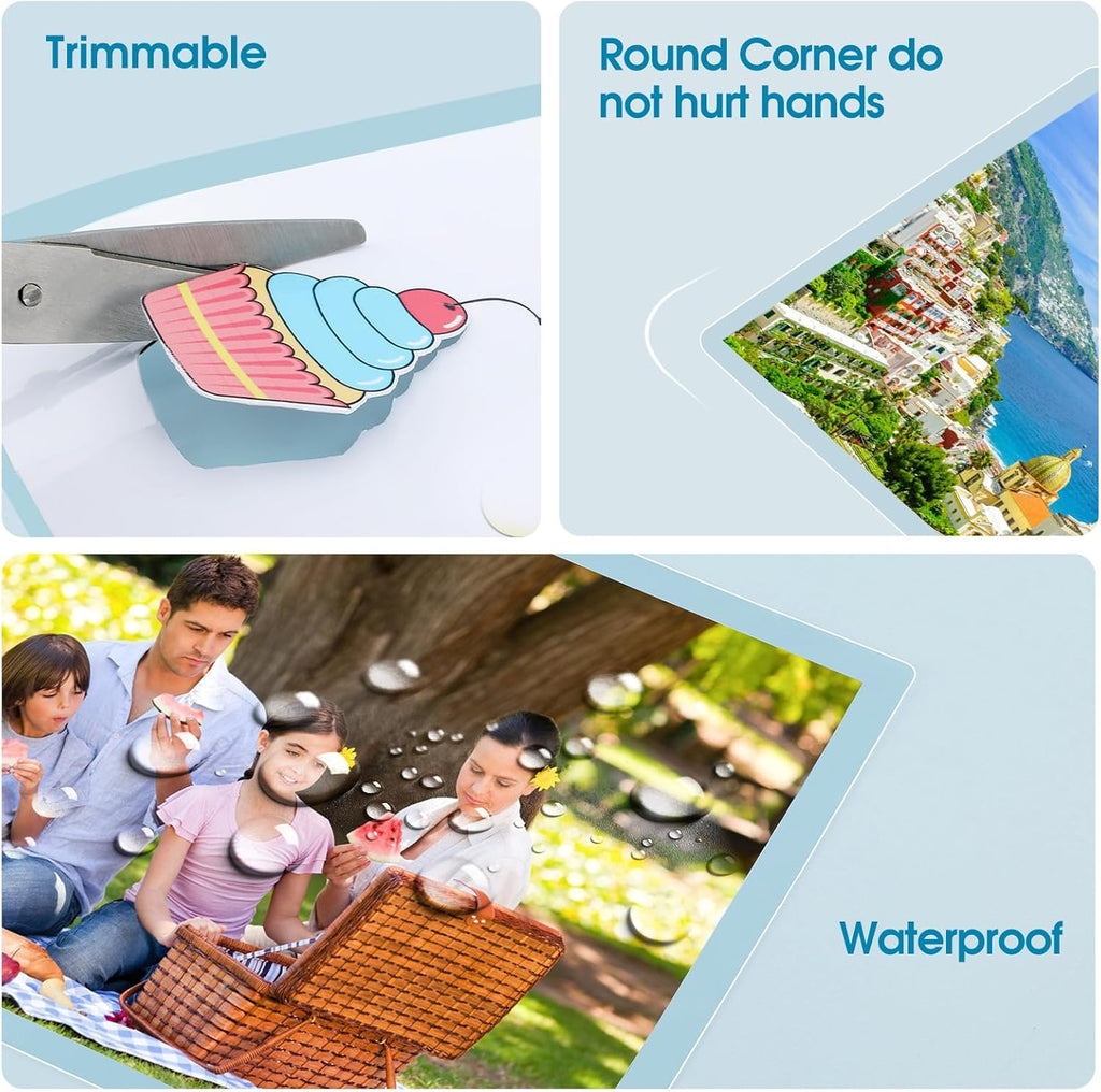 5 Mil Laminating Sheets, Hold 11 X 17 Inches Sheet, 25 Pack Thermal Laminating Pouches, 11.5 X 17.5” Laminate Sheets for Laminator, Clear Lamination Sheet Paper, Office School Home Supplies