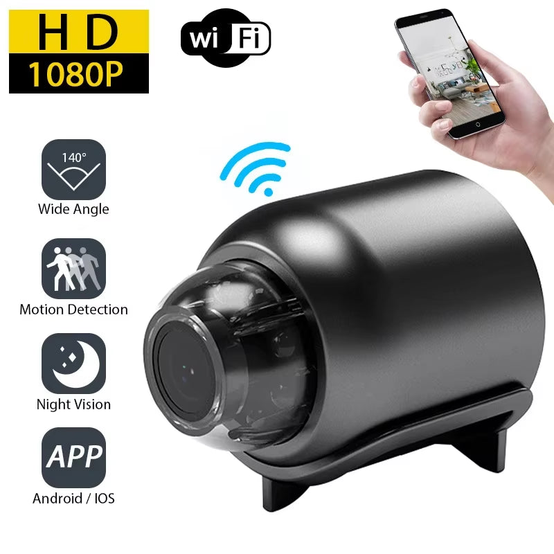 1080P HD Mini Camera Wifi Wireless HD Night Vision Camera Home X5 Remote Camera Kids Pet Safety Monitoring