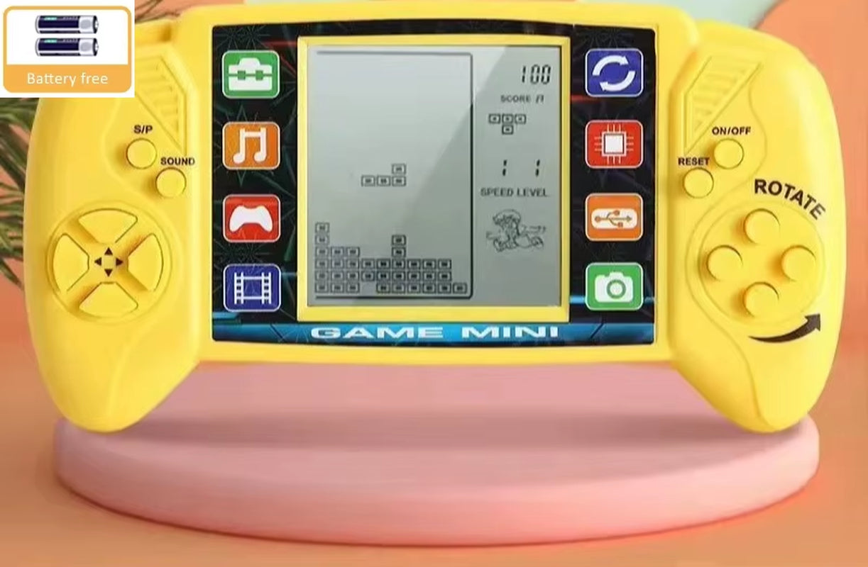 Portable Handheld Game Console BRICK GAME Handheld Players Nostalgic Educational Toys Pocket 4 Colors Classic Childhood Gift